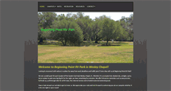 Desktop Screenshot of beginning-point-rv-park.com